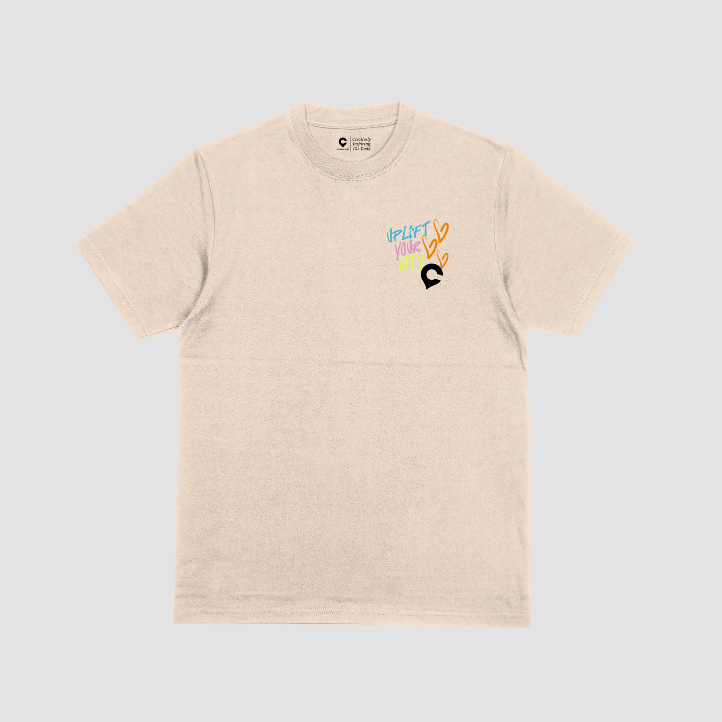 Uplift Graffiti T-Shirt (Sand)