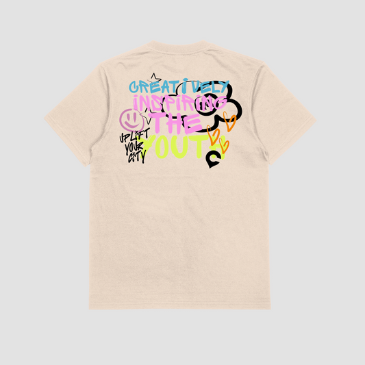 Uplift Graffiti T-Shirt (Sand)