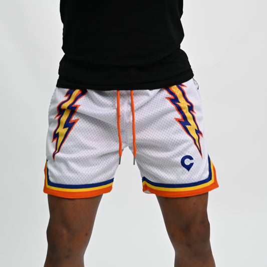 Lightning Shorts (White)