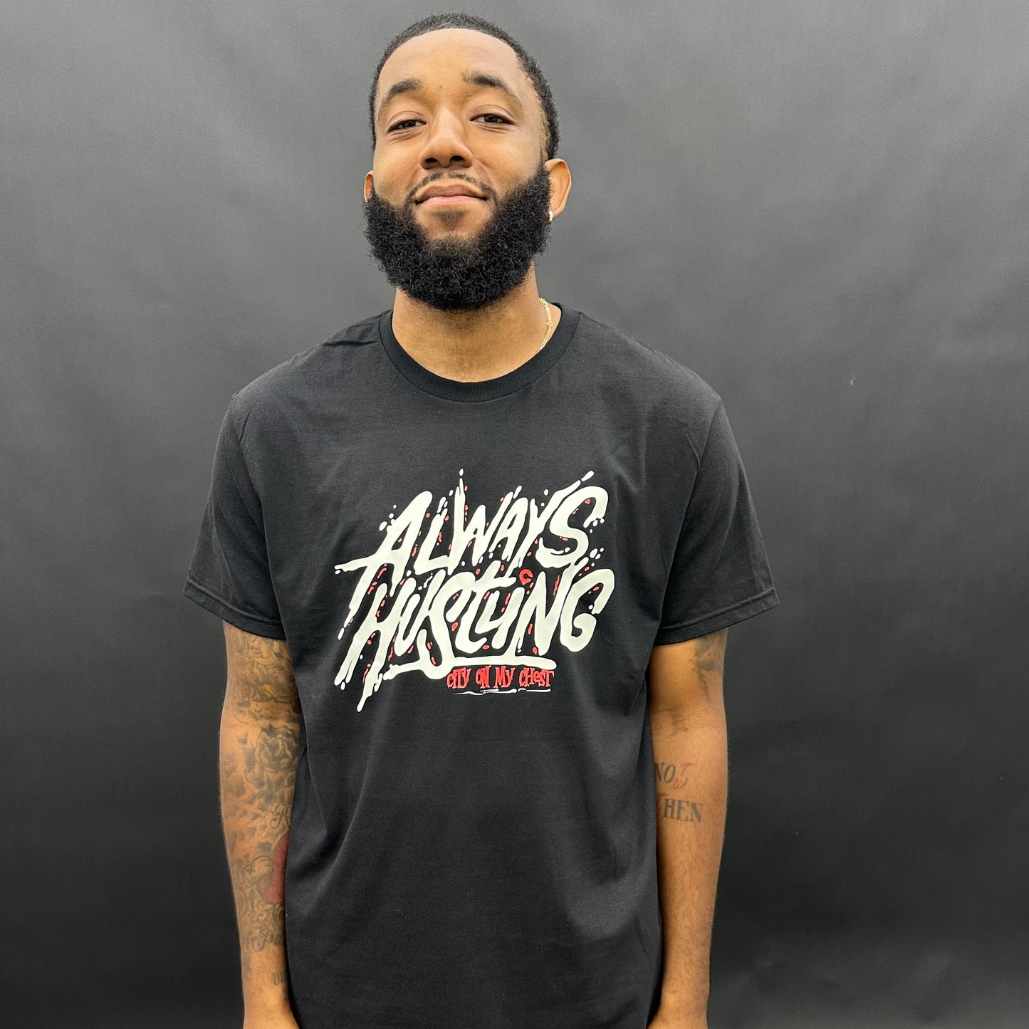 Always Hustlin T-Shirt (Black)