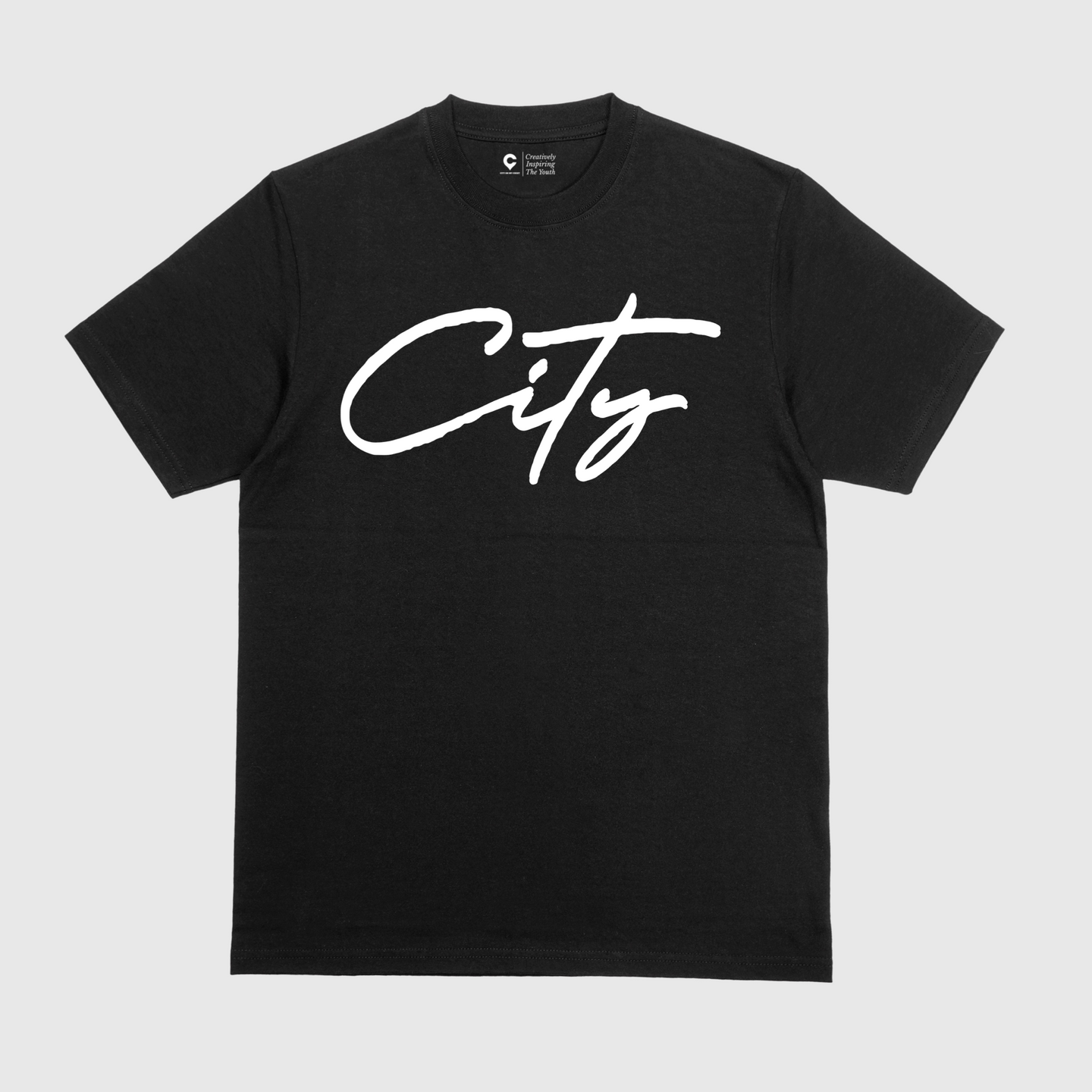 Cursive City T-Shirt (Black)